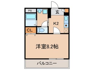 アンプル－ルフェ－ル椋の物件間取画像